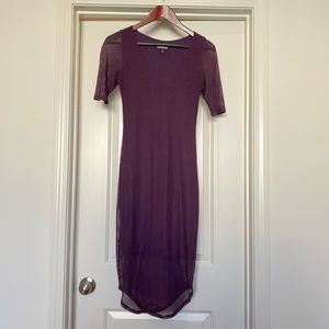 Express - V neck knit dress